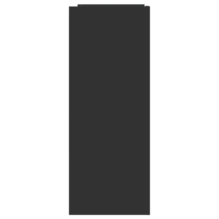 vidaXL Tavolino Consolle Nero 100x35x90 cm in Legno Multistrato