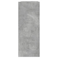 Tavolino Consolle-Tavolino da soggiorno-Tavolo Grigio Cemento 100x35x90 cm in Multistrato 323931