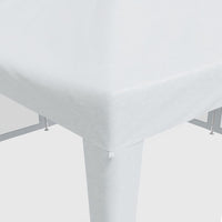 Tenda per Feste con 8 Pareti Laterali in Rete Bianco 4x4 m HDPE