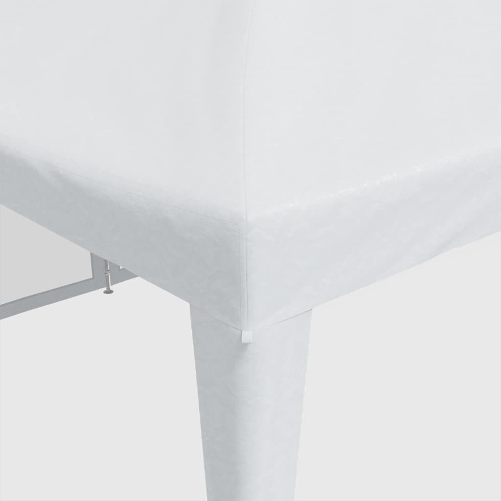 Tenda per Feste con 12 Pareti Laterali in Rete Bianco 8x4m HDPE 4010071