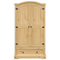 Armadio Corona 102x52x186 cm in Legno Massello di Pino 4012156