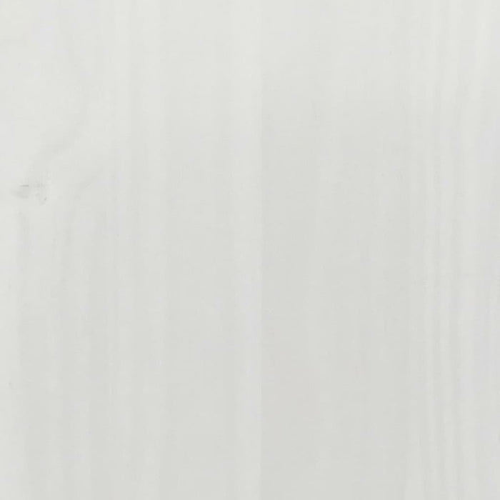 Armadio Corona Bianco 102x52x186 cm in Legno Massello di Pino 4012157