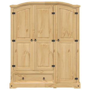 Armadio Corona 151,5x52x186 cm in Legno Massello di Pino 4012160