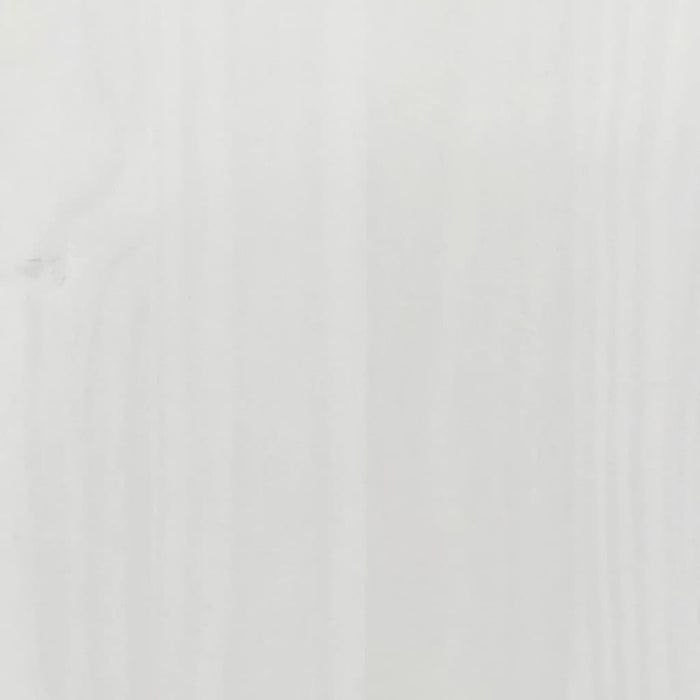 Armadio Corona Bianco 194x52x186 cm in Legno Massello di Pino