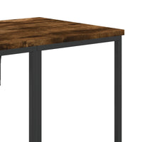 Appendiabiti con Scaffali Rovere Fumo in Legno Multistrato 847861