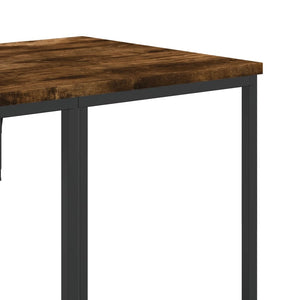 Appendiabiti con Scaffali Rovere Fumo in Legno Multistrato 847861