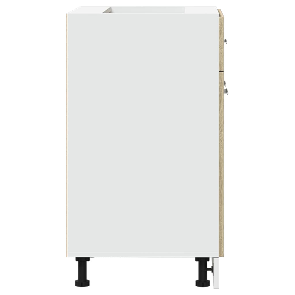 vidaXL Armadio Inferiore Cassetto “Lyon” Rovere Sonoma 60x46x81,5