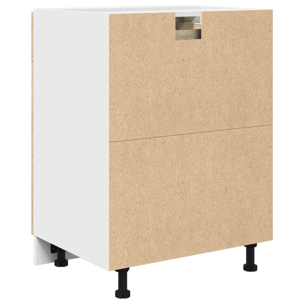 vidaXL Armadio Inferiore Cassetto “Lyon” Rovere Sonoma 60x46x81,5