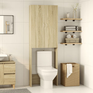 Mobile per Lavatrice Rovere Sonoma 64x25,5x190 cm 849651