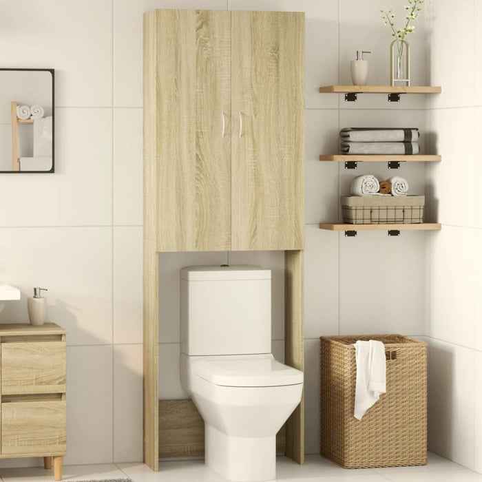 Mobile per Lavatrice Rovere Sonoma 64x25,5x190 cm 849651