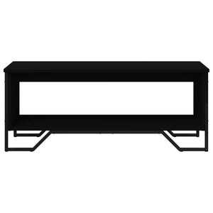 Tavolino da Salotto-Tavolino da soggiorno-Tavolo Nero 100x51x40 cm in Legno Multistrato 988869