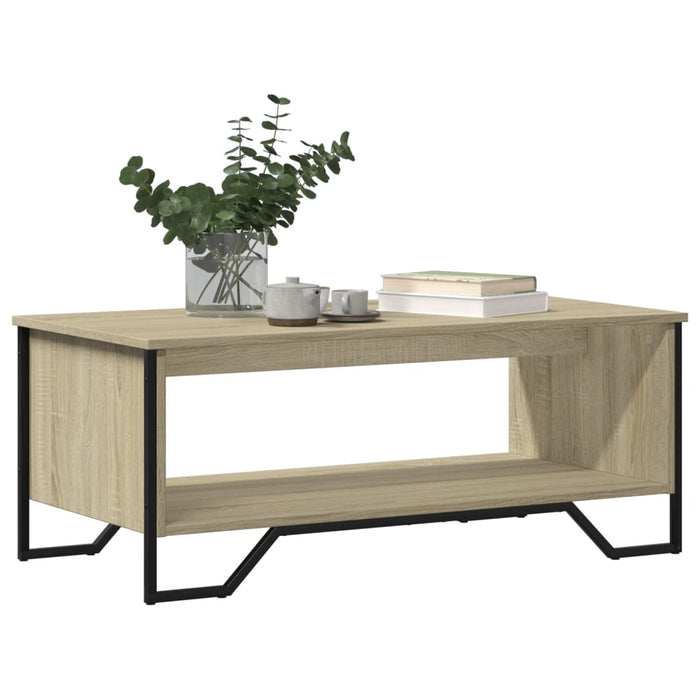 Tavolino da Salotto Rovere Sonoma 100x51x40cm Legno Multistrato 848480