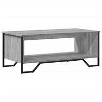Tavolino da Salotto Grigio Sonoma 100x51x40cm Legno Multistrato 848482