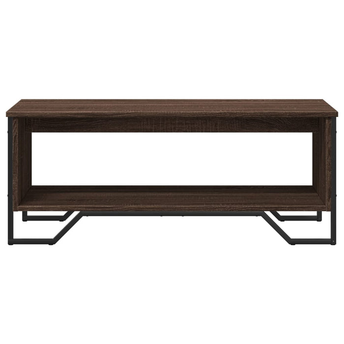 Tavolino Salotto Rovere Marrone 100x51x40 cm Legno Multistrato 848483