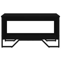 vidaXL Tavolino da Salotto Nero 75x51x40 cm in Legno Multistrato