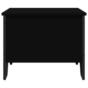 Tavolino da Salotto Nero 75x51x40 cm in Legno Multistrato 848484