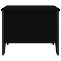 vidaXL Tavolino da Salotto Nero 75x51x40 cm in Legno Multistrato