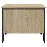 vidaXL Tavolino da Salotto Rovere Sonoma 75x51x40 cm Legno Multistrato