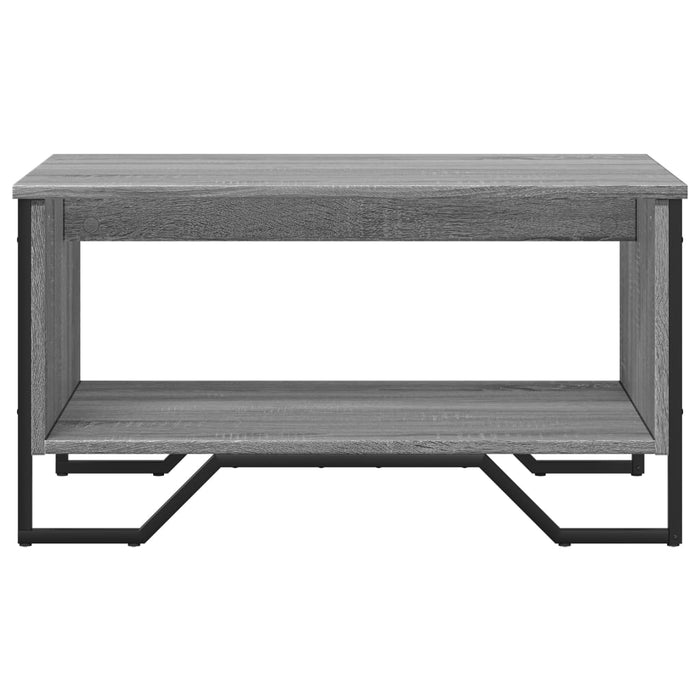 Tavolino da Salotto Grigio Sonoma 75x51x40 cm Legno Multistrato 848487