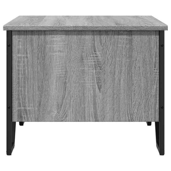 Tavolino da Salotto Grigio Sonoma 75x51x40 cm Legno Multistrato 848487