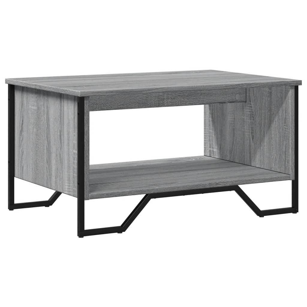 vidaXL Tavolino da Salotto Grigio Sonoma 75x51x40 cm Legno Multistrato