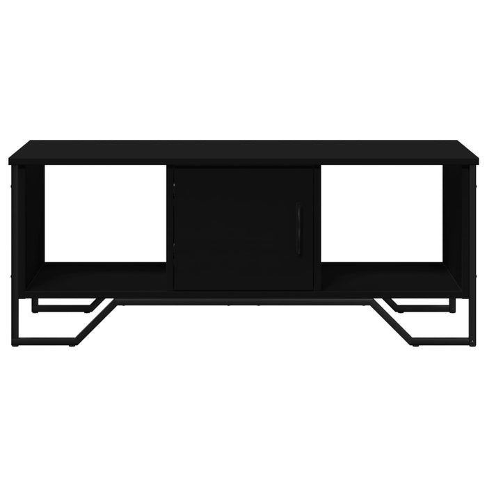 Tavolino da Salotto Nero 100x51x40 cm in Legno Multistrato 848489