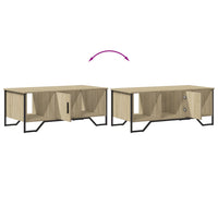 vidaXL Tavolino da Salotto Rovere Sonoma 100x51x40cm Legno Multistrato