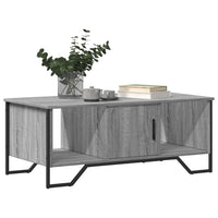 Tavolino da Salotto Grigio Sonoma 100x51x40cm Legno Multistrato 848492