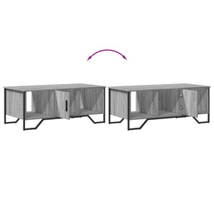 vidaXL Tavolino da Salotto Grigio Sonoma 100x51x40cm Legno Multistrato