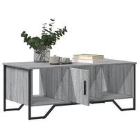 Tavolino da Salotto Grigio Sonoma 100x51x40cm Legno Multistrato 848492
