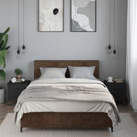 Comodini 2 pz Neri 40x41x40 cm in Truciolato 848505