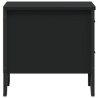 Comodini 2 pz Neri 40x41x40 cm in Truciolato 848505