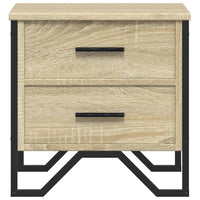 Comodino Rovere Sonoma 40x41x40 cm in Truciolato