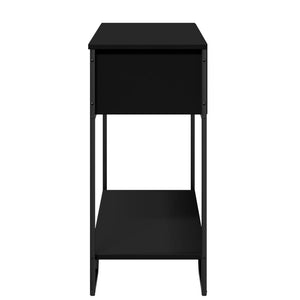 Tavolo Consolle Nero 100x35x74,5 cm in Truciolato 848529
