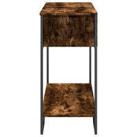 Tavolo Consolle Rovere Fumo 100x35x74,5 cm in Truciolato