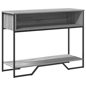 Tavolo Consolle Grigio Sonoma 100x35x74,5 cm in Truciolato