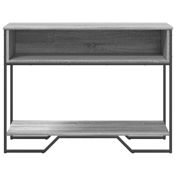 Tavolo Consolle Grigio Sonoma 100x35x74,5 cm in Truciolato 848532