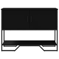 Tavolo Consolle Nero 100x35x74,5 cm in Truciolato 848534