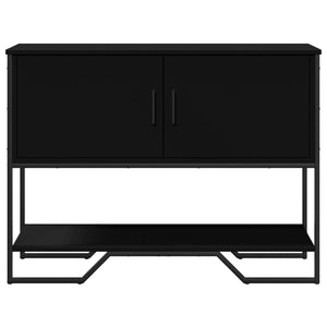 Tavolo Consolle Nero 100x35x74,5 cm in Truciolato 848534