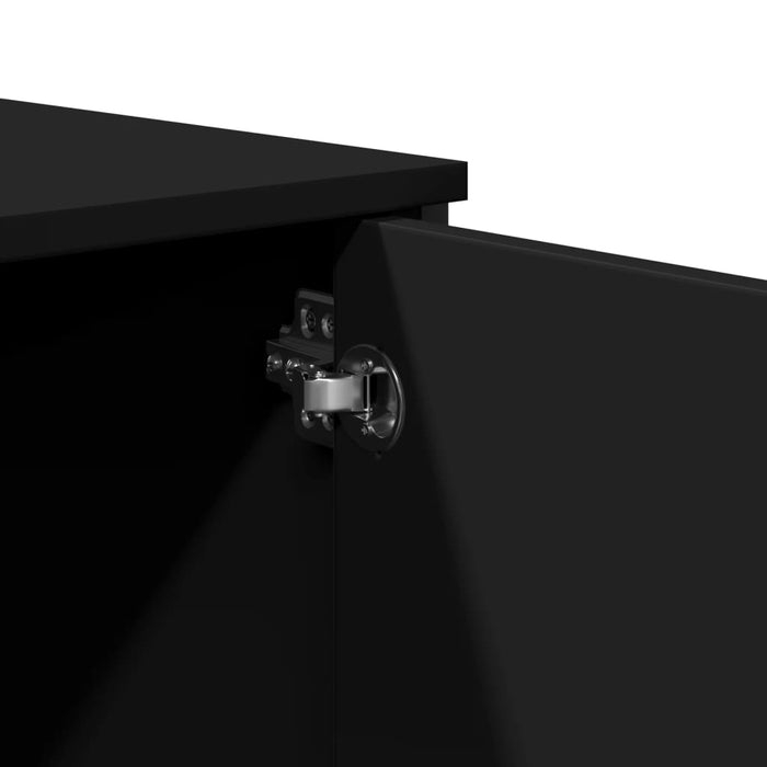 Tavolo Consolle Nero 100x35x74,5 cm in Truciolato 848534