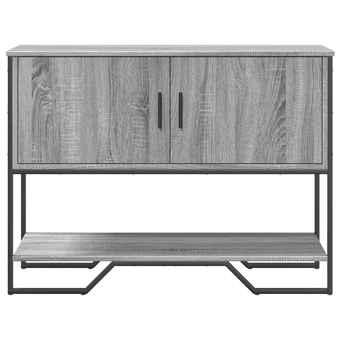 Tavolo Consolle Grigio Sonoma 100x35x74,5 cm in Truciolato 848537
