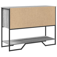 Tavolo Consolle Grigio Sonoma 100x35x74,5 cm in Truciolato 848537