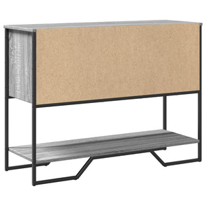 Tavolo Consolle Grigio Sonoma 100x35x74,5 cm in Truciolato 848537