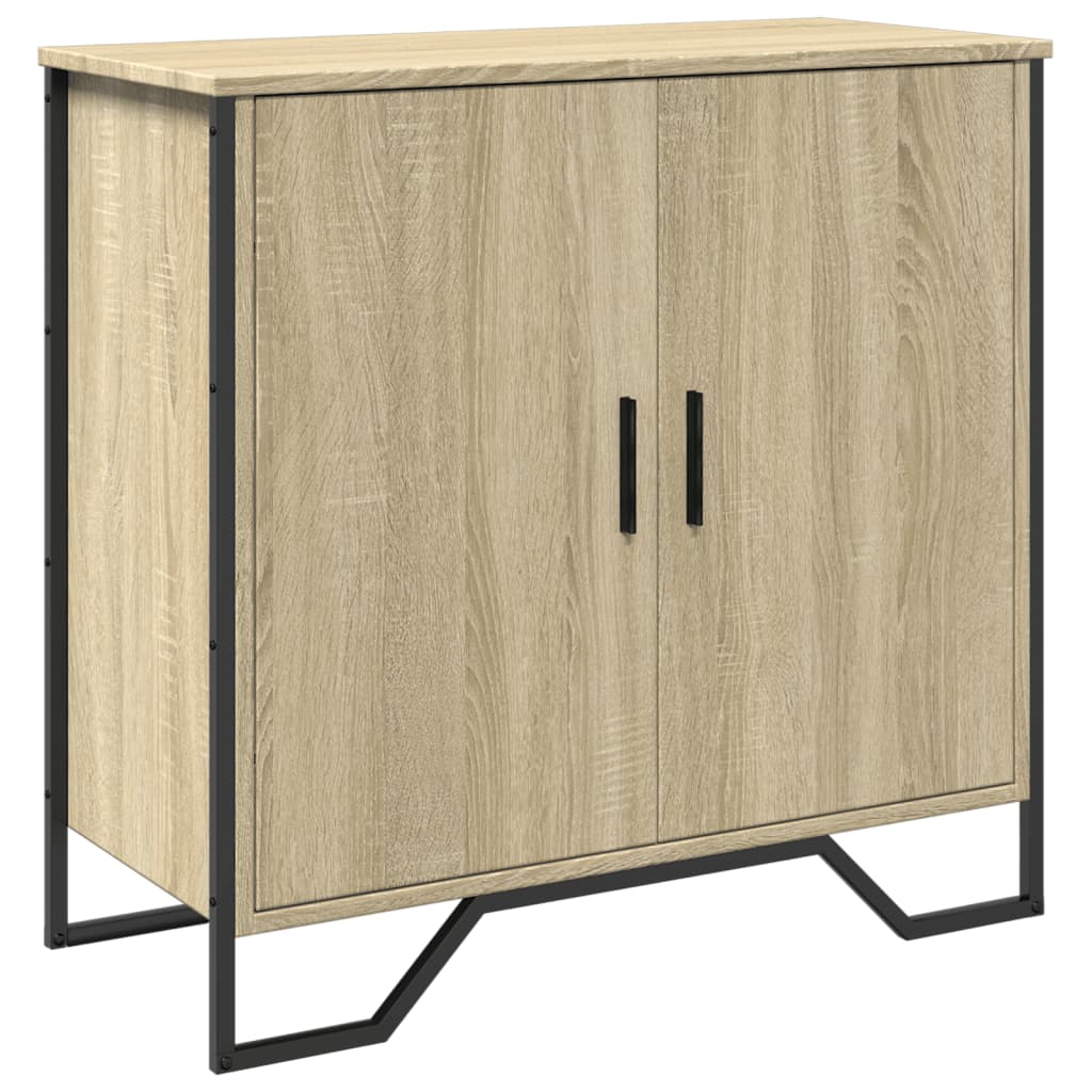 Credenza-Buffet-Armadio da cucina Rovere Sonoma 78x35,5x74,5 cm in Legno Multistrato