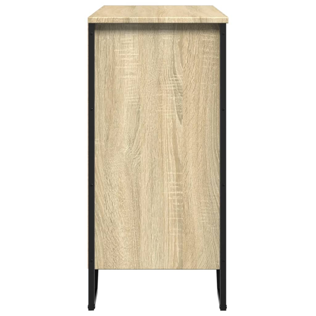Credenza-Buffet-Armadio da cucina Rovere Sonoma 78x35,5x74,5 cm in Legno Multistrato