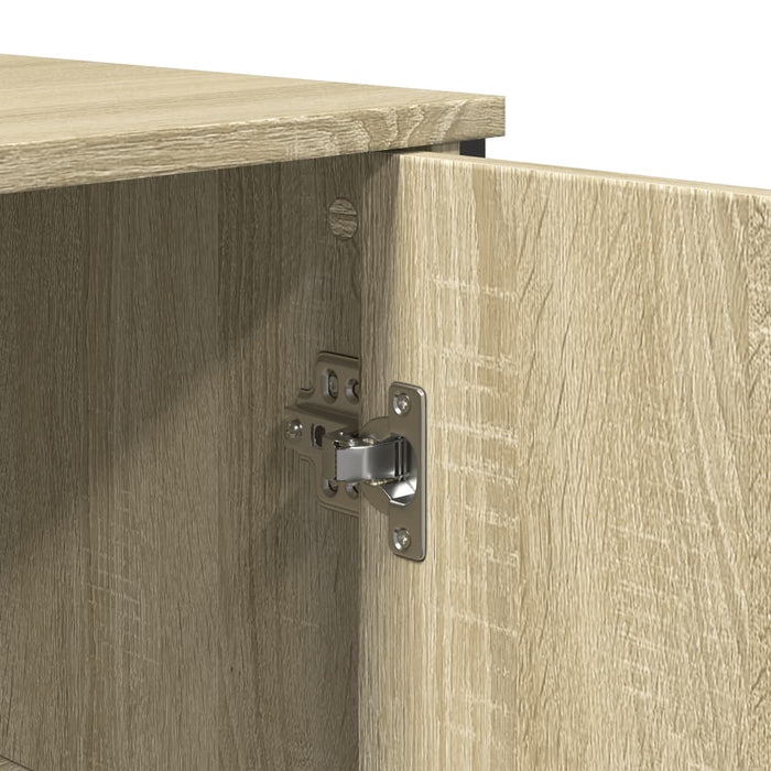 vidaXL Credenza Rovere Sonoma 78x35,5x74,5 cm in Legno Multistrato