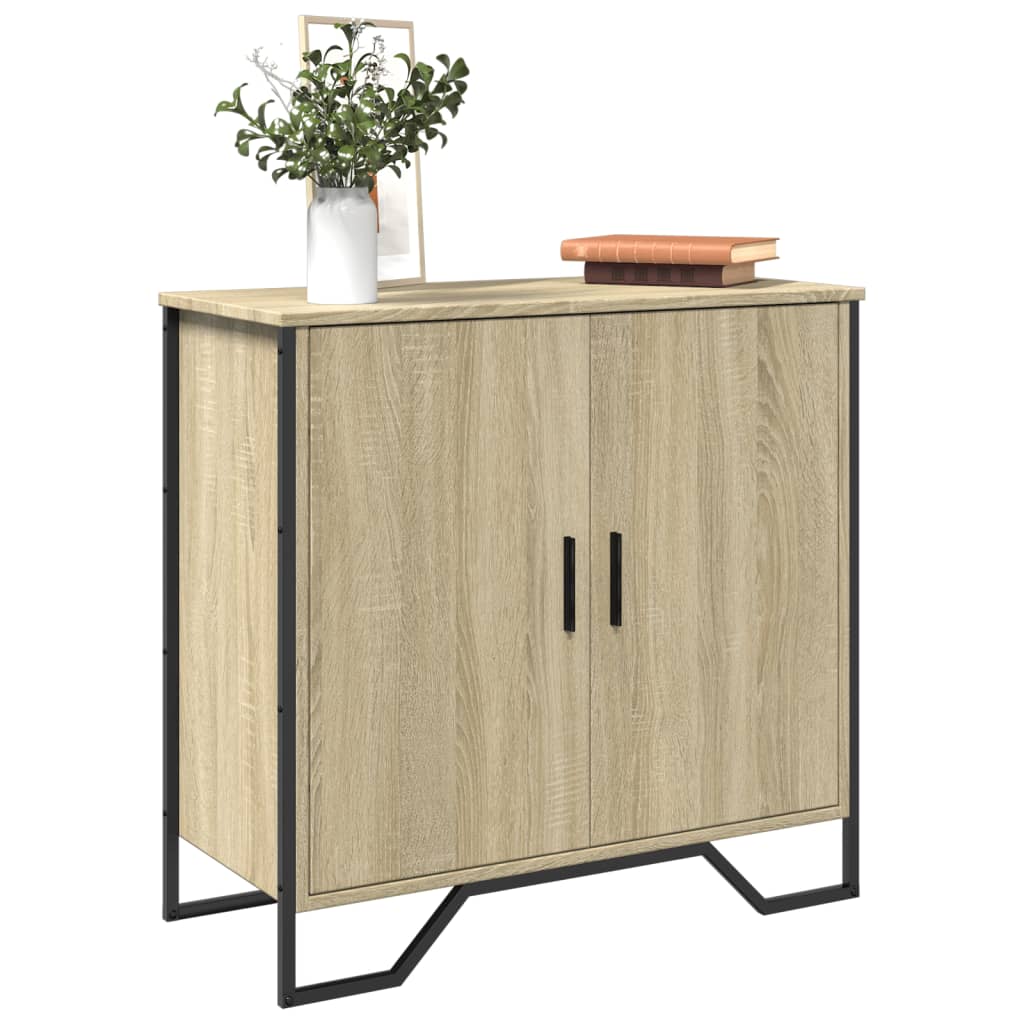Credenza-Buffet-Armadio da cucina Rovere Sonoma 78x35,5x74,5 cm in Legno Multistrato
