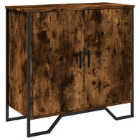 vidaXL Credenza Rovere Fumo 78x35,5x74,5 cm in Legno Multistrato