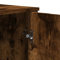 vidaXL Credenza Rovere Fumo 78x35,5x74,5 cm in Legno Multistrato