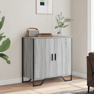 vidaXL Credenza Grigio Sonoma 78x35,5x74,5 cm in Legno Multistrato